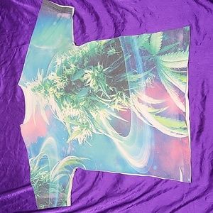 Spencers plant galaxy Graphic tee shirt